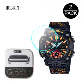 

2Pack 0.3mm 2.5D Tempered Glass For Casio GA-2000BT-1APR Watch Screen Protector For Casio GA-110CR Anti-Scratch Clear HD Glass