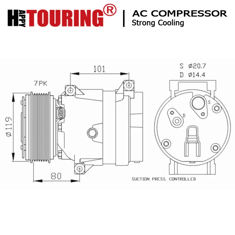 Для Renault master compressor Renault master II Bus Van III Bus Box бортовой 2763000q0j 8200832990 2763000Q1J 8201250900 7PK
