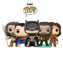 Funko Pop Justice League Бэтмен против Супермена Dawn of Justice Фильм Виниловые экшн и Игрушечные Фигурки Коллекционная модель игрушки для детей