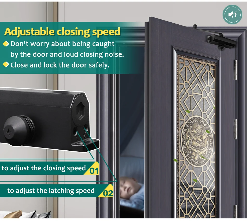 Black-Color-Easy-To-Install-Hydraulic-Buffer-Door-Closer,For-25kg-45kg-door,-positioning-protect-door-closer_09