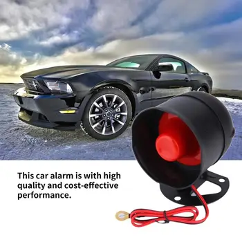 

Universal One-Way Car Alarm Vehicle System Protective Security System Keyless Entry Siren with 2 Remote Control Burglar