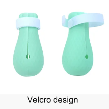 

4pcs Pet Bath Home Protection Cat Foot Cover Soft Silicone Cutting Nails Adjustable Precaution Anti Scratch Flexible Hole Design