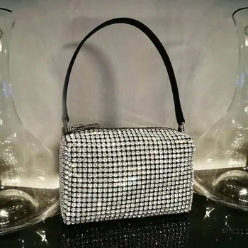 

Diamonds Bag 2020 New Fashion Women Crossbody Shoulder Handbags Shiny Dinner Party Bag Social Portable Small Bag A682