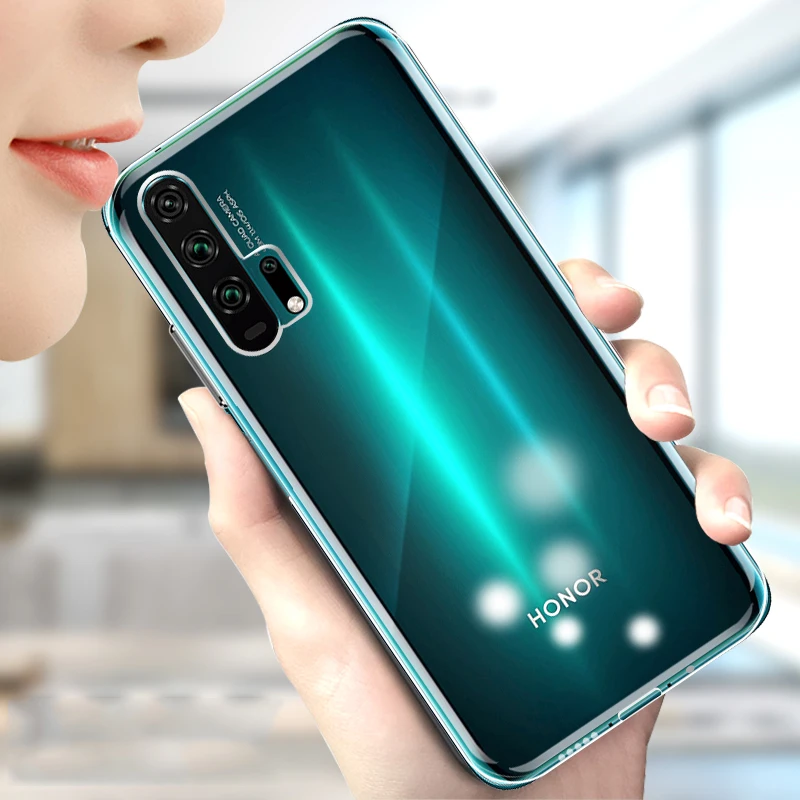 Для huawei Honor 20 чехол тонкий прозрачный силиконовый мягкий прозрачный Задняя накладка чехла из ТПУ для Honor 20 Pro Чехол для телефона чехол на хонор 20