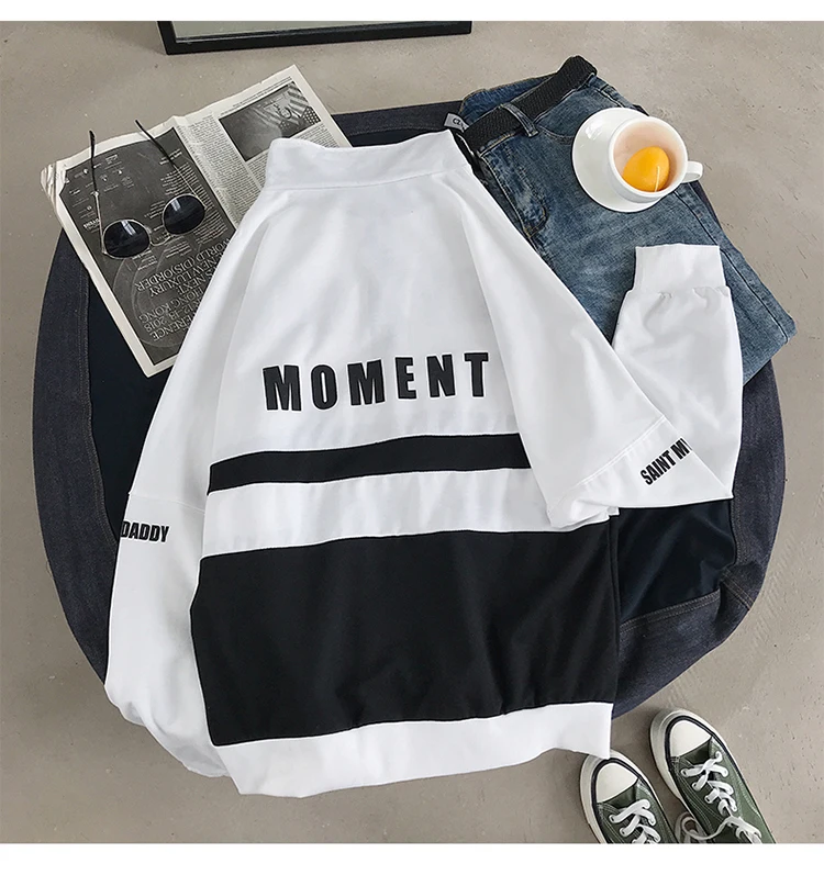 Liketkit, мужские толстовки, новинка, мужские Цветные Лоскутные пуловеры с буквенным принтом в стиле хип-хоп, мужские повседневные большие размеры, Харадзюку, уличная одежда 5XL