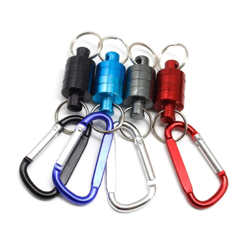 

Strong Magnetic Carabiner Portable Outdoor Fishing Mountaineering Release Lanyard Strong Train Release Buckle Tool