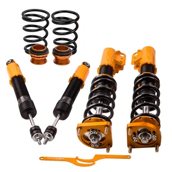 

Street Coilover Kits Spring Struts for Ford Mustang 4th 1994-2004 4.6L Adjustable Height & Mounts Shocks Absorbers