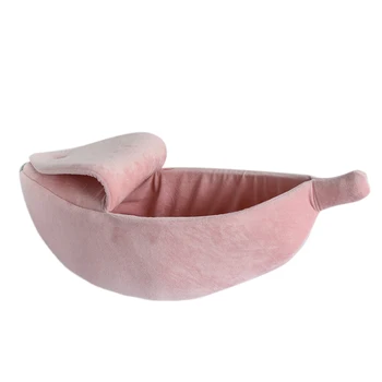 

Banana Shape Pet Dog Cat Bed House Mat Durable Kennel Doggy Puppy Cushion Basket Warm Portable Dog Cat Supplies S/M/L