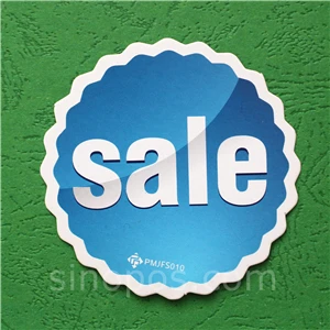 Sale Кардшток знак, полочка для мастерской channel pricecard burst бумага для ценовых ярлыков карты вывески поп рекламы печатных промо-тегов билетов - Цвет: Sale