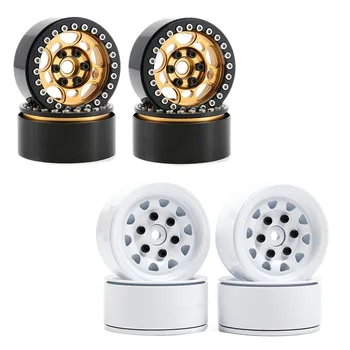 

8Pcs Alloy 1.9 CNC Wheels Rims for 1/10 RC Crawler Axial SCX10 SCX10 II 90046 Traxxas TRX4 D90