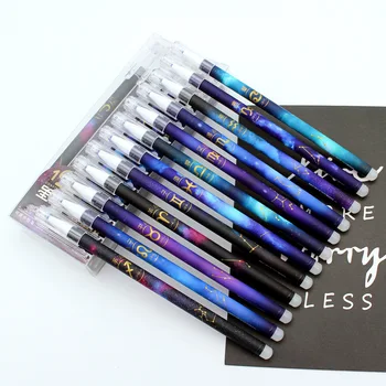 

1Pc Kawaii Earsable Pen Cute Constellation Gel Pen 0.5mm Black Blue Ink Pen For Kids School Office Stationery