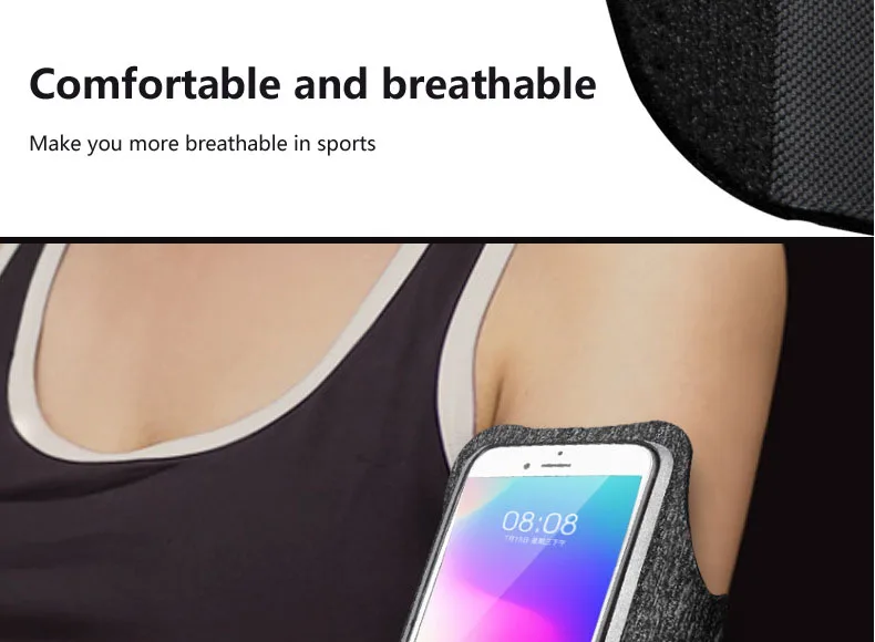 Водонепроницаемые спортивные нарукавники для iPhone 11, 11 Pro Max X 6, 7, 8 Plus, 6,7 дюймов, универсальная нарукавная повязка для samsung S10, A70, A50, Redmi