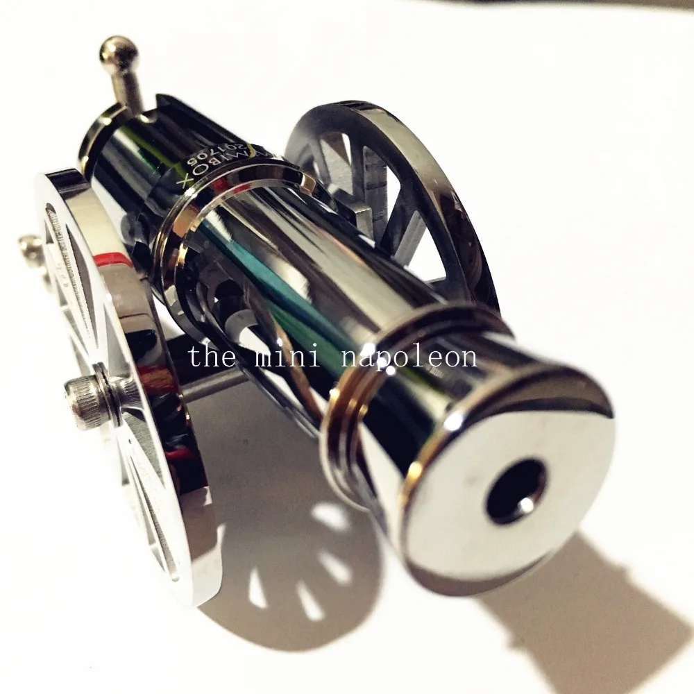 Canhão de Aço Modelo de Desktop Clássico Mini Guerreiros Napoleão Inoxidável Naval Artilharia Ornamentos Desktop Collectibles Mod. 199956 5 Clássico mini guerreiros napoleão canhão de aço