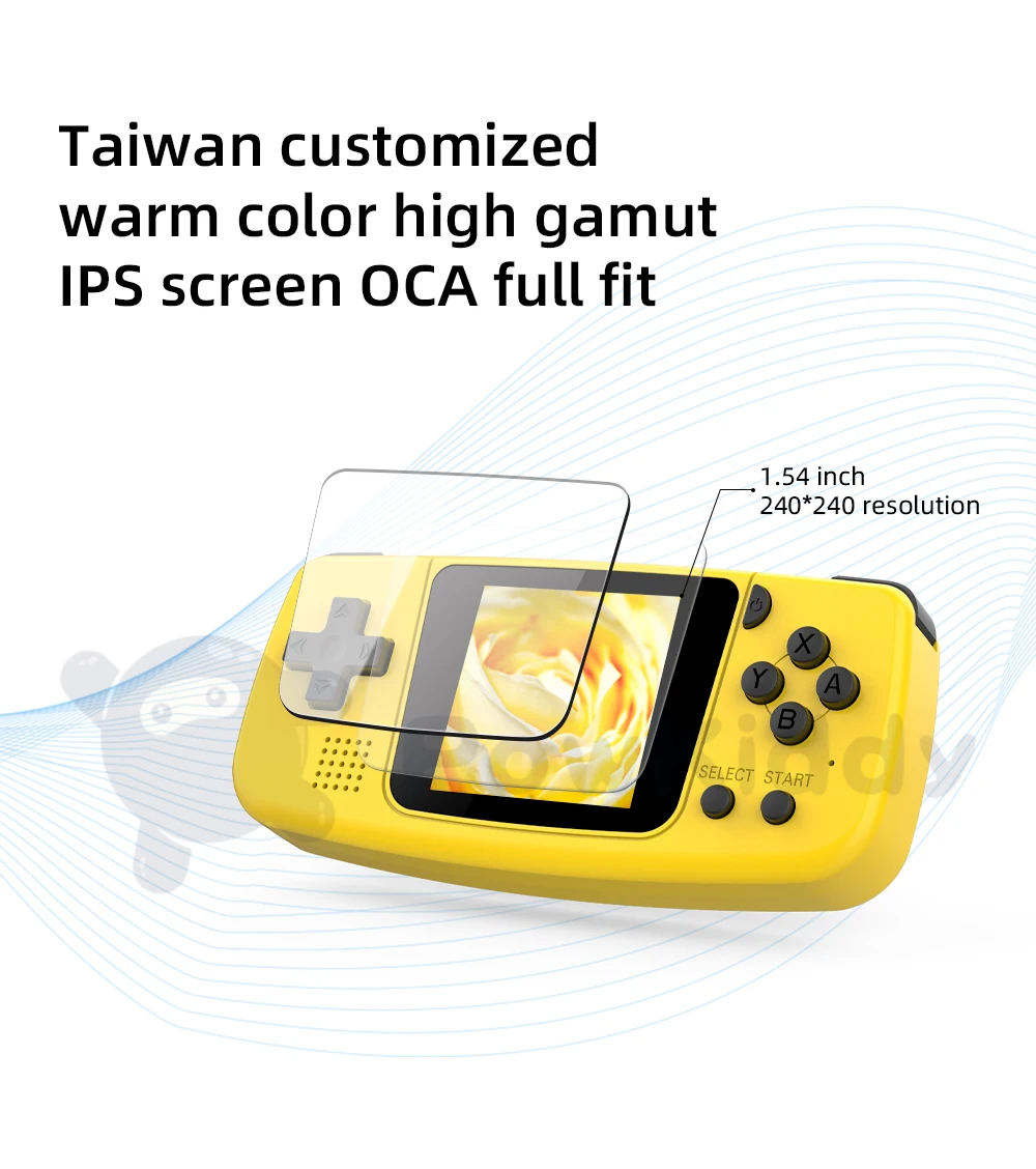 POWKIDDY NEW Funkeys Q36 Mini 1.5 Inch Ips Screen Open Source Handheld Game players Keychain Mini Console Children's Gifts