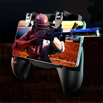 

HOT-Mobile Game Controller(Newest Version) Sensitive Shoot and Aim Buttons L1R1 for PUBG/Knives Out/Rules of Survival Game Joy