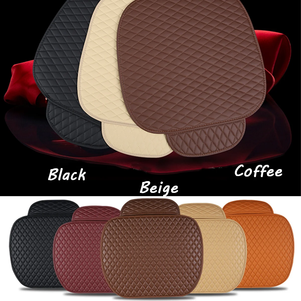New Arrival Universal 3D Car Seat Breathable Plush Pad Mat For Auto Chair Cushion Hot Sale - Image 3