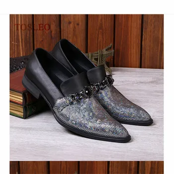 

38-46 Genuine Leather Shoes Men Plus Size Top Quality Men Leather Shoes 2018 Autumn Men Shoes