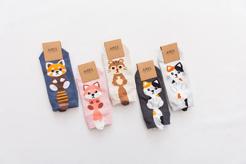 Socks Women’s Boat Socks Autumn Cartoon Totoro Pattern Short Socks Stereo Ear Casual Cotton Socks College Style Students