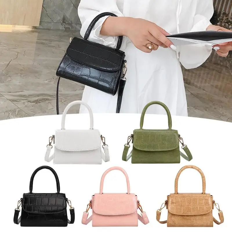 

Alligator Pattern Shoulder Handbags PU Leather Women Flap Crossbody Bags