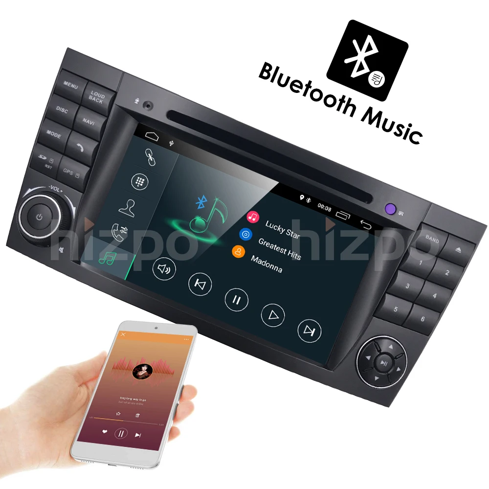 Flash Deal 2 din Android 8.1Car Radio CAR DVD Player For Mercedes W211 W219 W463 CLS350 CLS500 CLS55 E200 E220 E240 E270 E280 AudioStereo 12