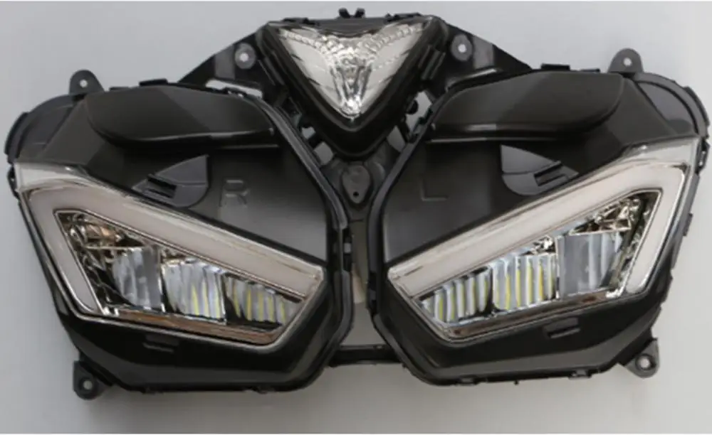 Для Yamaha YZF R3 YZF-R3 R25 2013 YZF-R25 13 14 15 Мото Светодиодный передние фары фара в сборке головной свет лампы