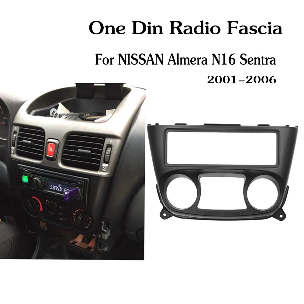 ֺ  1Din for NISSAN Almera N16 Sentra 2001-2006  Fascias DVD ׷ г Dash Fascia ġ Ʈ ŰƮ ̽