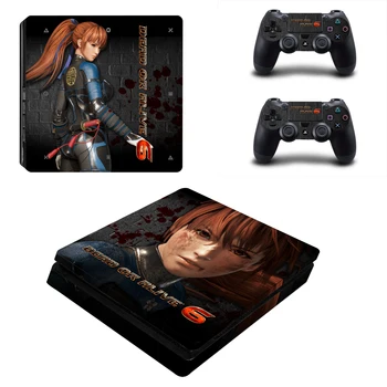 

Dead Or Rlive 6 Style Skin Sticker for PS4 Slim Console & Controllers Decal Vinyl Skins Cover Game Accessories YSP4S-3381