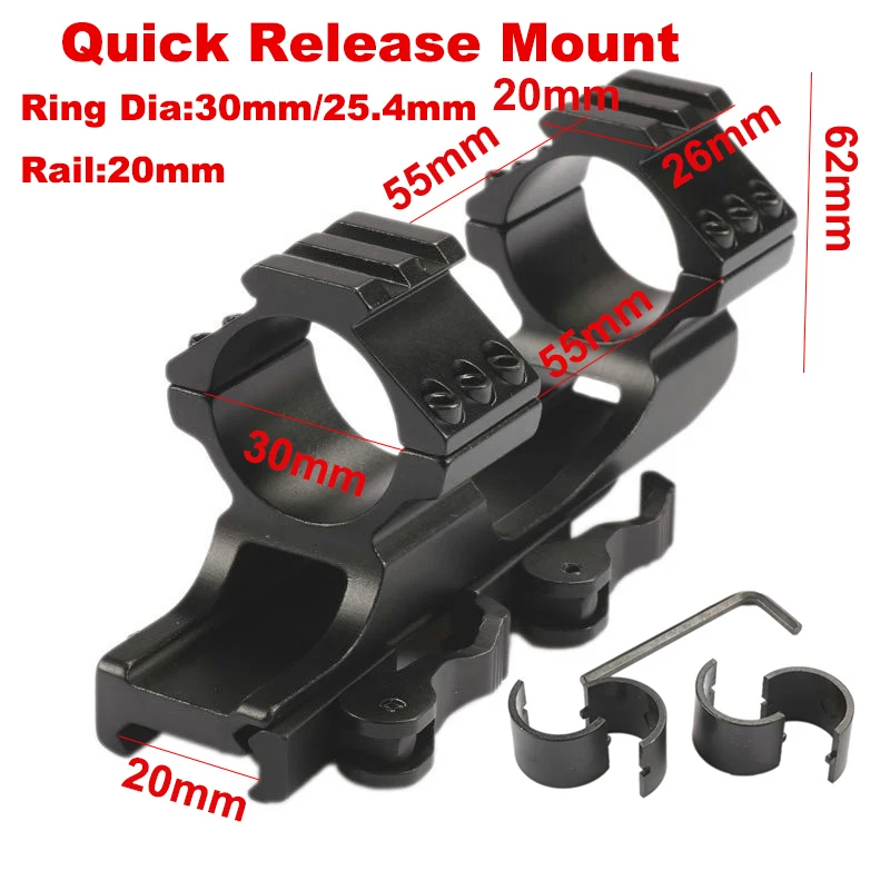 MIZUGIWA-Quick-Release-Cantilever-Heavy-Duty-Scope-Mount-30mm-1-Dual-Ring-Flat-Top-Rifle-Scope (1)