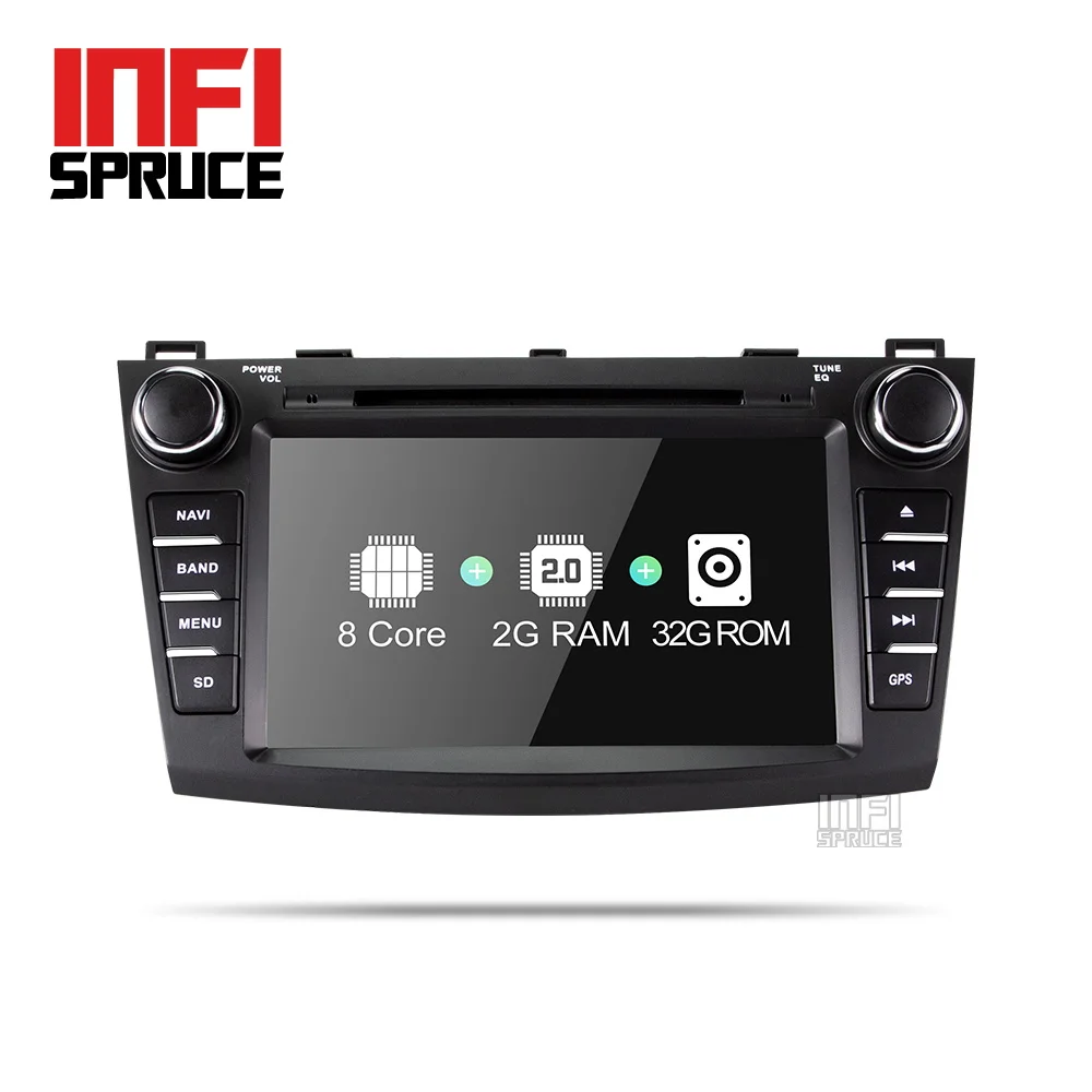 Автомобильный dvd-плеер Infispruce на базе Android 2010 для Mazda 3 2012-с восьмиядерным