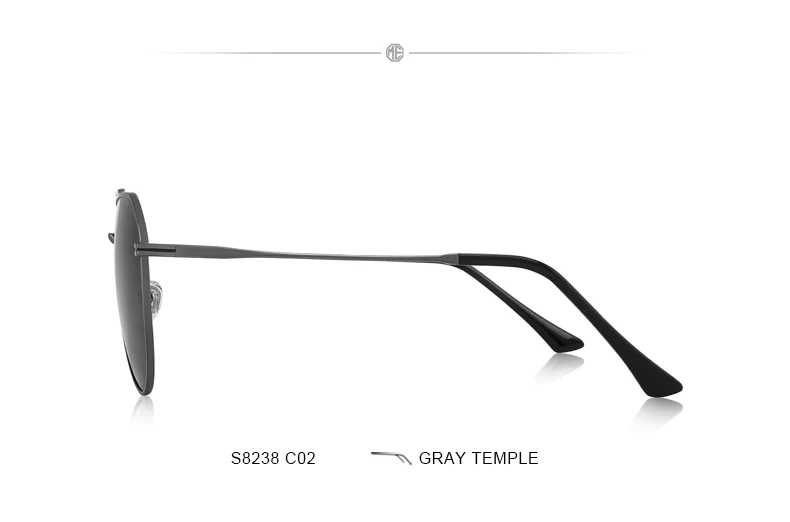 MERRYS дизайн, мужские классические солнцезащитные очки пилота, авиационная оправа, женские HD поляризованные солнцезащитные очки для вождения, защита от уф400 лучей, S8238