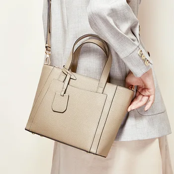 

Leather Women's Bag 2019 Autumn and Winter New Handbag Simple and Oblique Straddling Women's Single Shoulder Cowhide Wing Bag