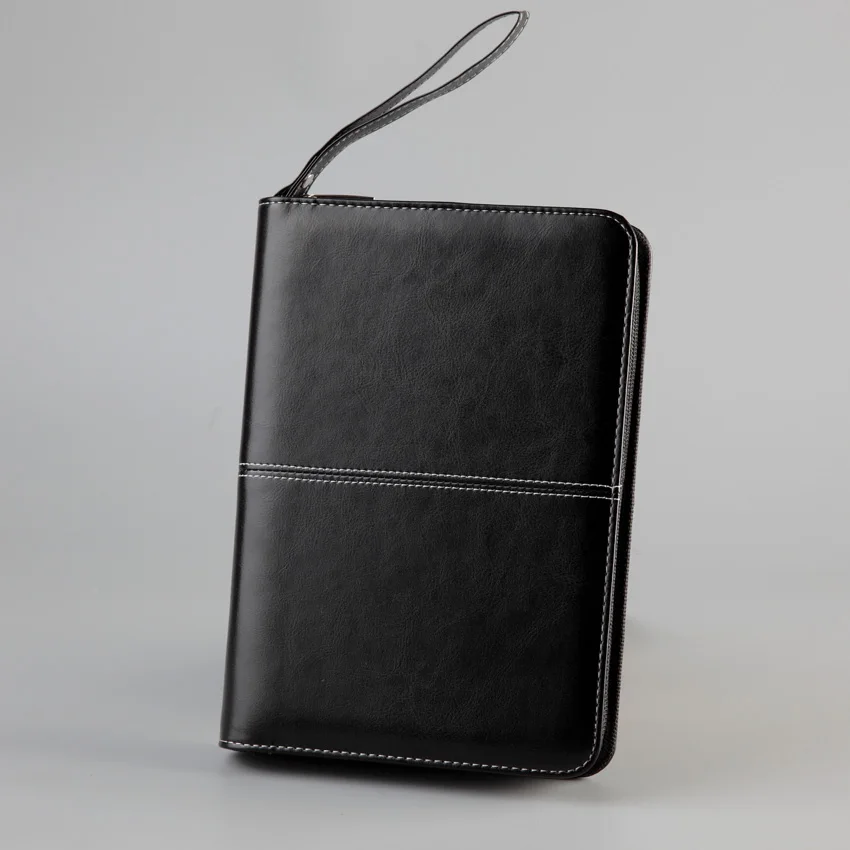 Высококачественная деловая дорожная папка для документов padfolio A5 с застежкой