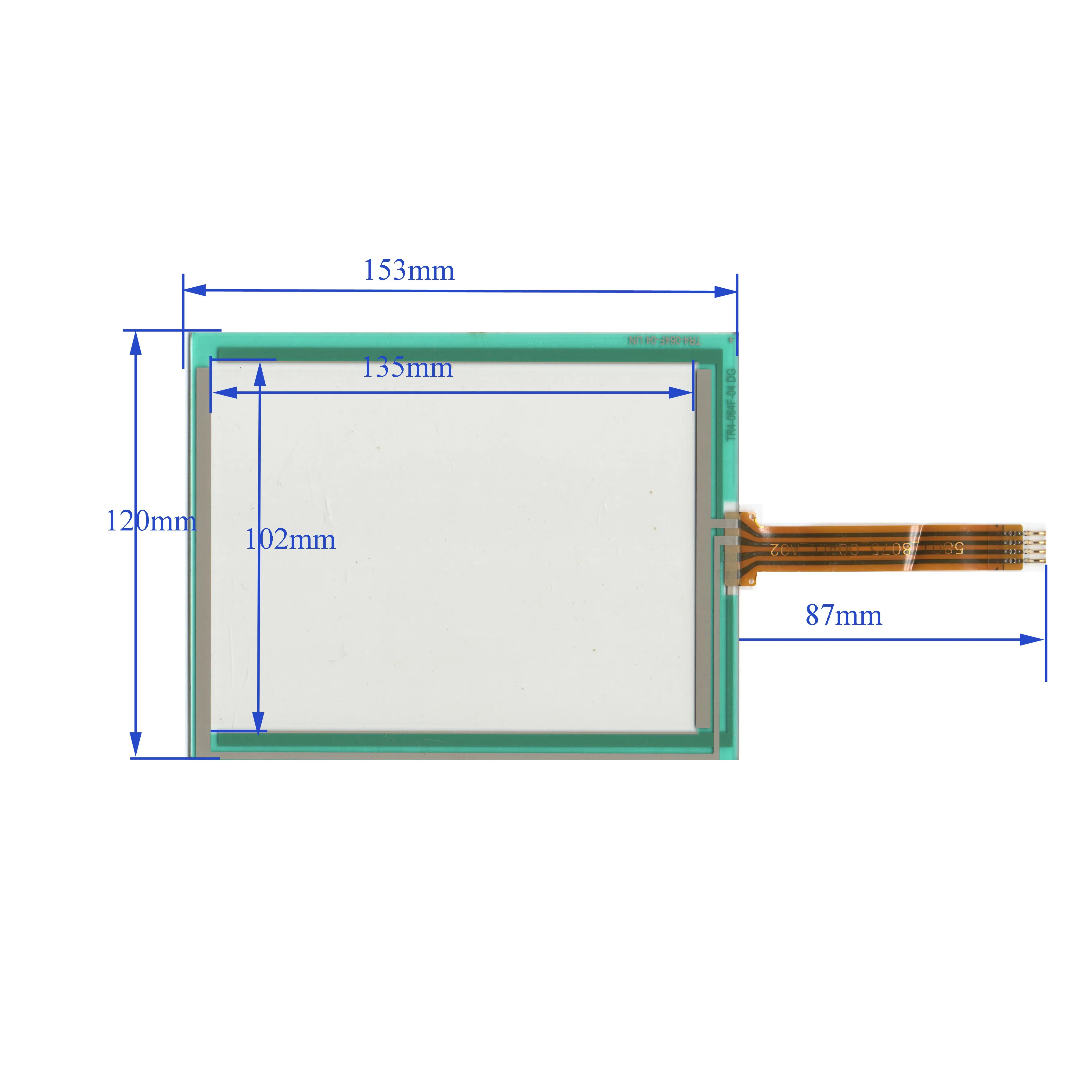Новый резистивный сенсорный экран TR4-064F-04 дюйма 6 4 х 153 мм 120 UN | Компьютеры и офис