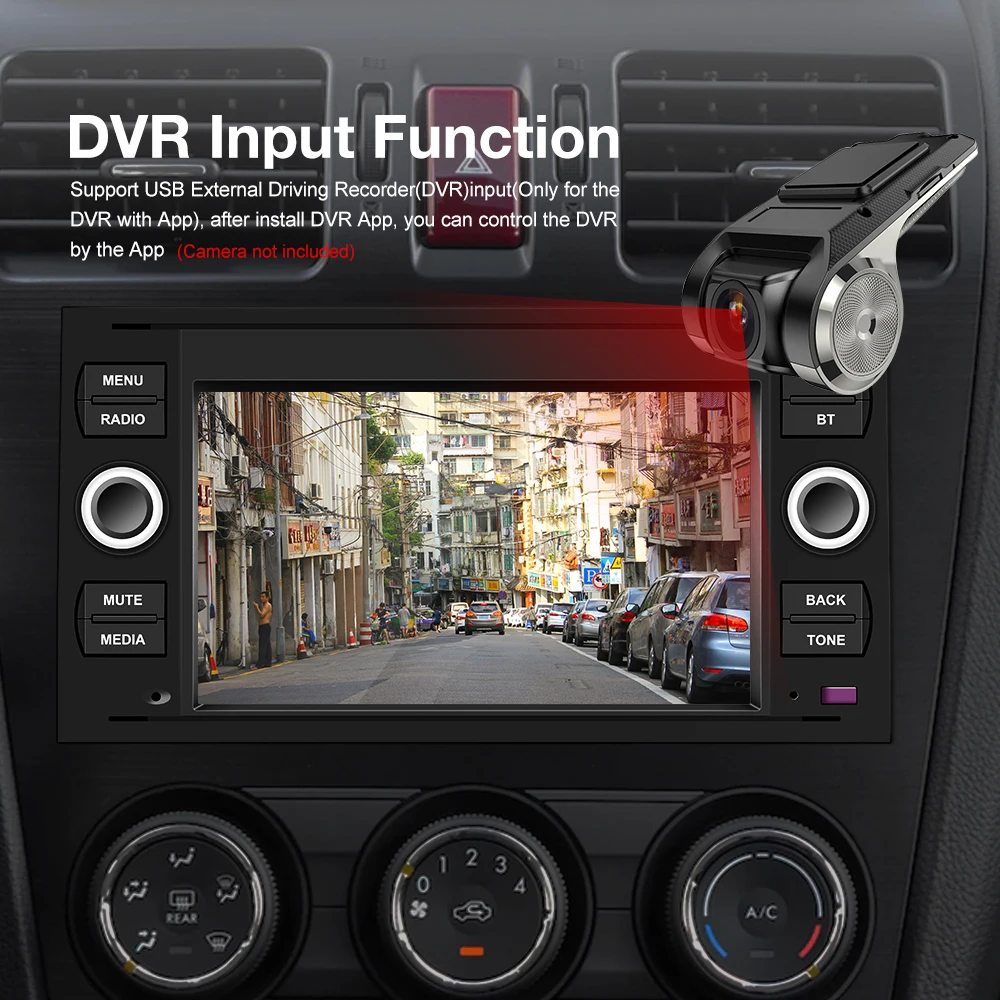 Camecho 2 din Android 8 1 автомобильный радиоприемник мультимедийный плеер для Ford Focus 3 mk2
