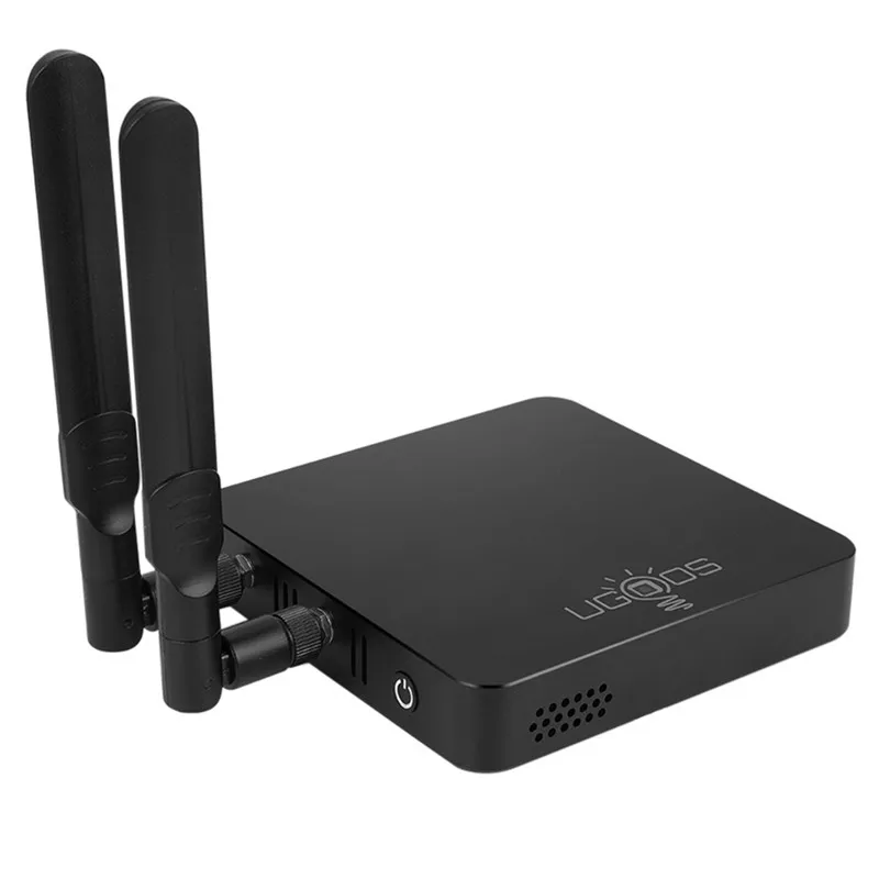 UGOOS AM6/AM6 PRO 4 Гб DDR4 32 Гб ПЗУ Amlogic S922X Smart Android 9,0 tv Box 2,4G 5G WiFi 1000M LAN BT 4K HD медиаплеер