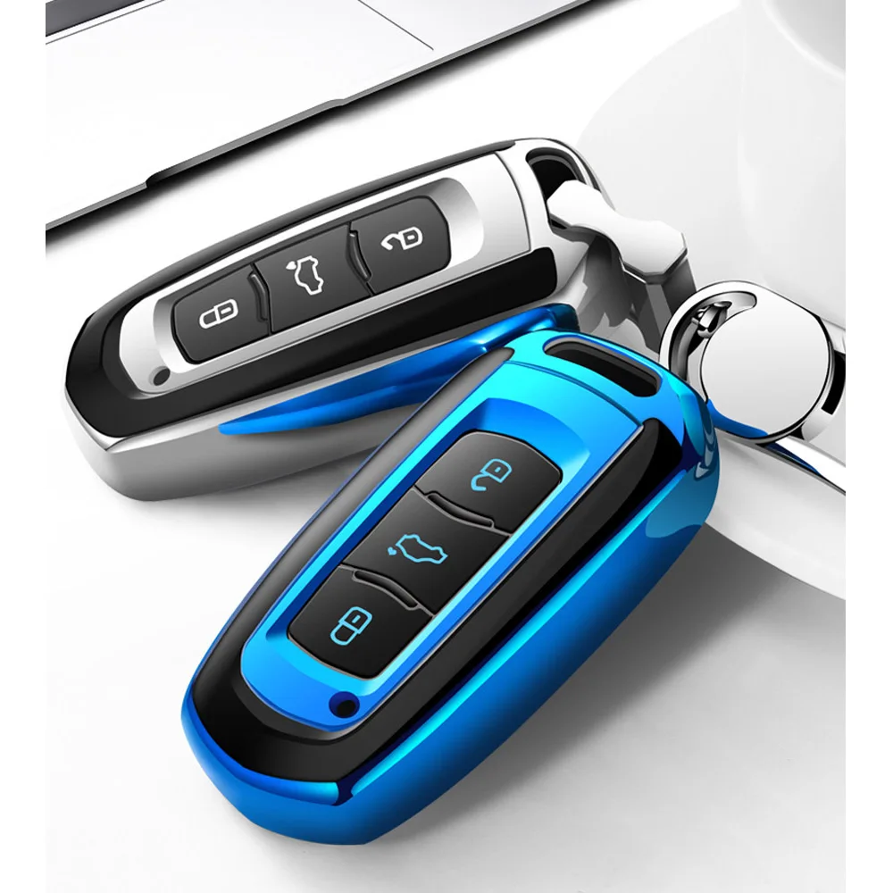 Чехол для ключей из ТПУ для Geely emgrand EC7 EC718 EC715 Global Hawk GX7, чехол для пульта дистанционного управления, чехол для кожи, защитный чехол для куртки