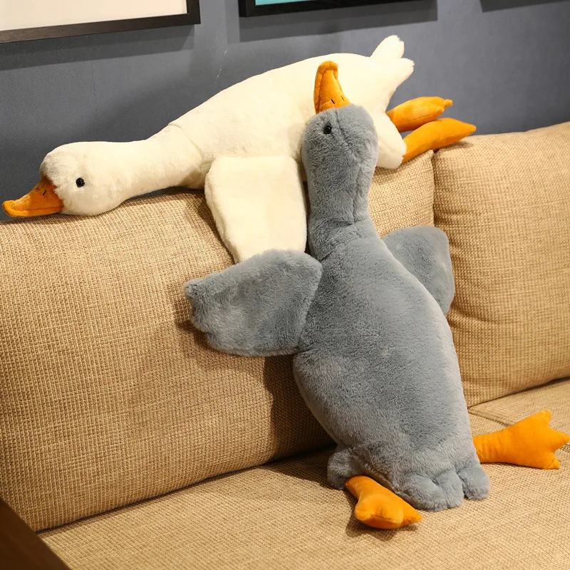 Fluffy Duck Plush Pillow