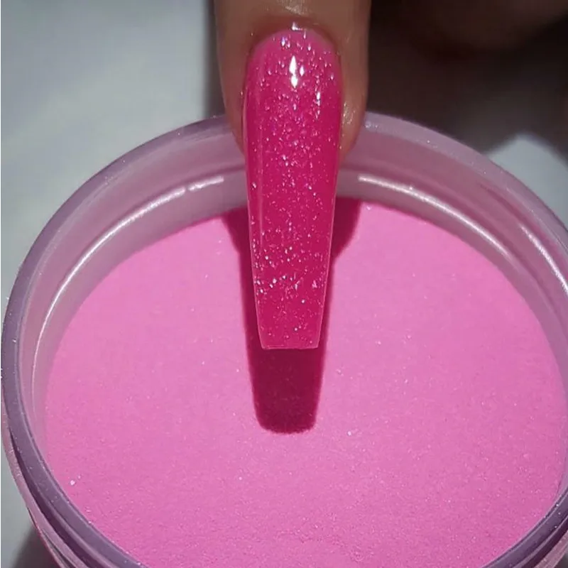 Ярко-розовые акриловые Порошковые блестки для ногтей художественный цвет акриловый порошок для ногтей | пурпурный 0,16 унций(5гр) Маникюрный набор красота