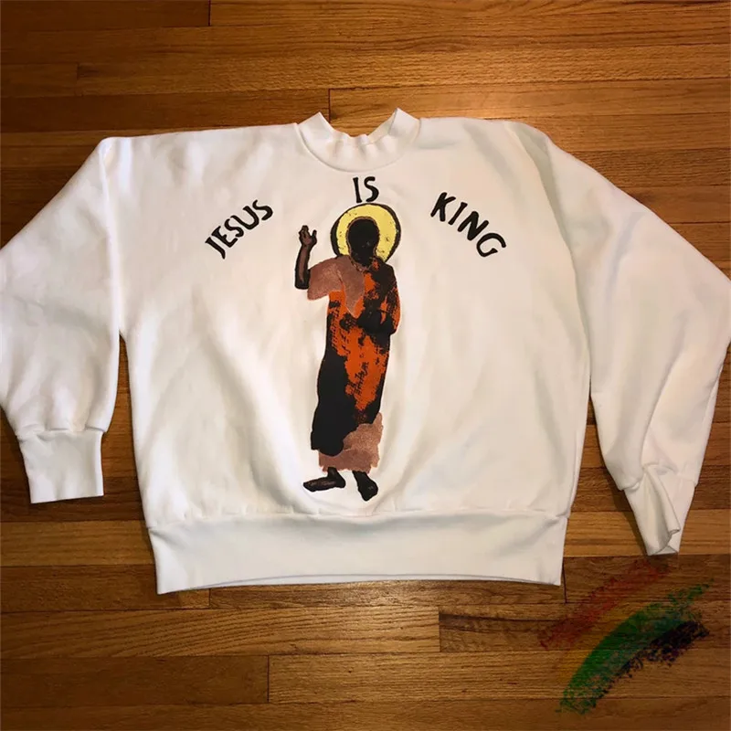 Kanye Jesus is King álbum Sudaderas Sudaderas sin Capucha Sweatshirt 