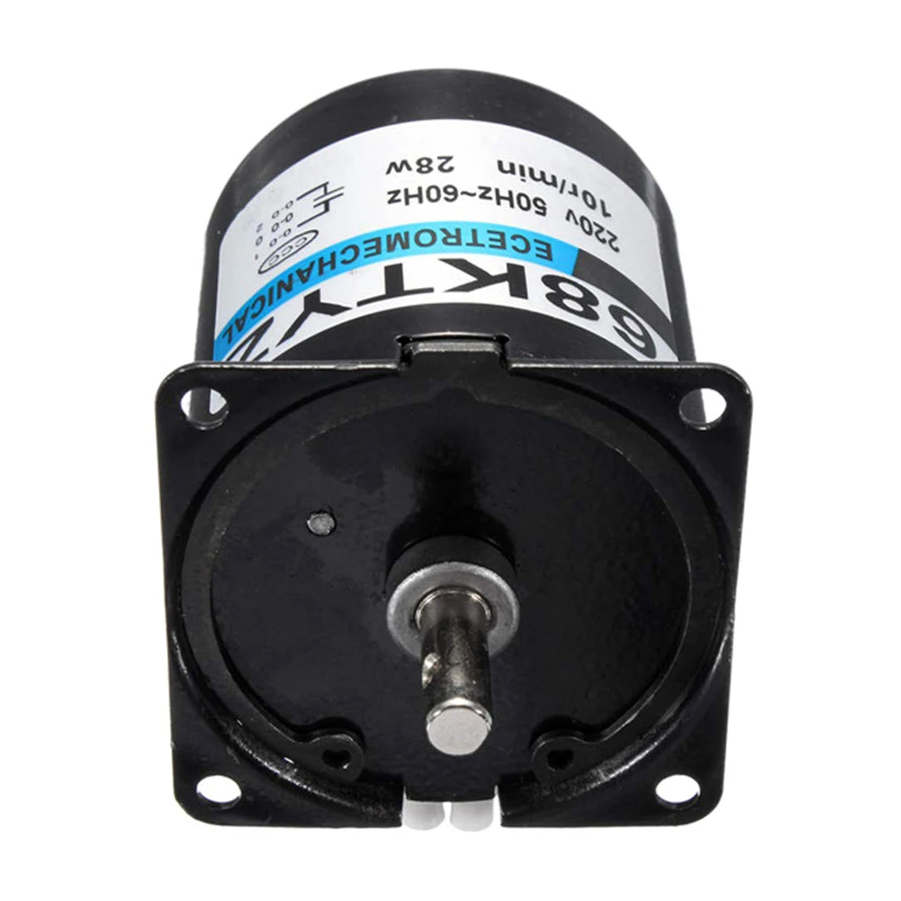 Постоянный магнит синхронный мотор-редуктор 68KTYZ AC 28W 220V для DIY синхронный бесщеточный мотор