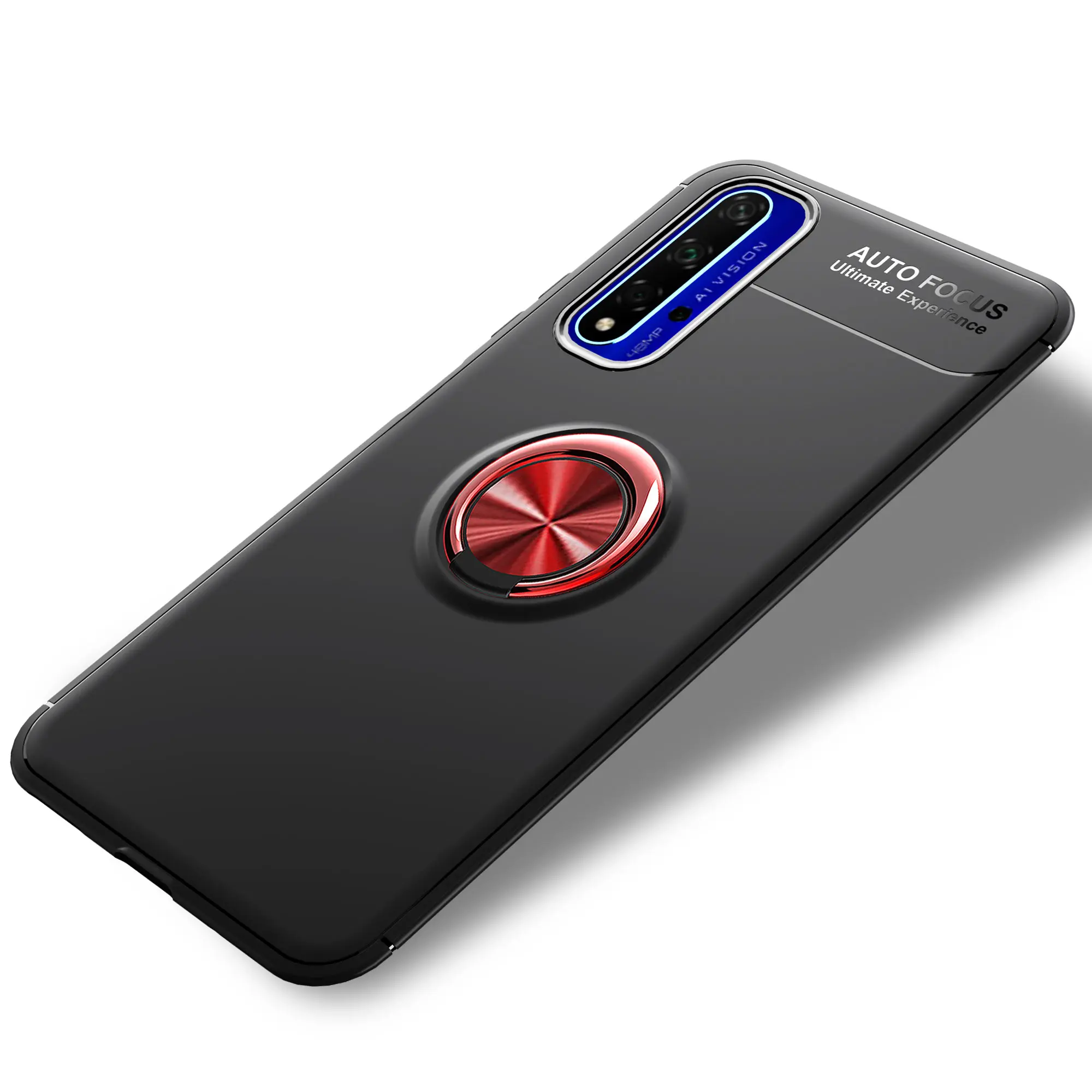 Чехол для телефона huawei Honor 20s 20, чехол-бампер с магнитным металлическим кольцом, Мягкий ТПУ силиконовый чехол для huawei Honor 20 Pro, чехол