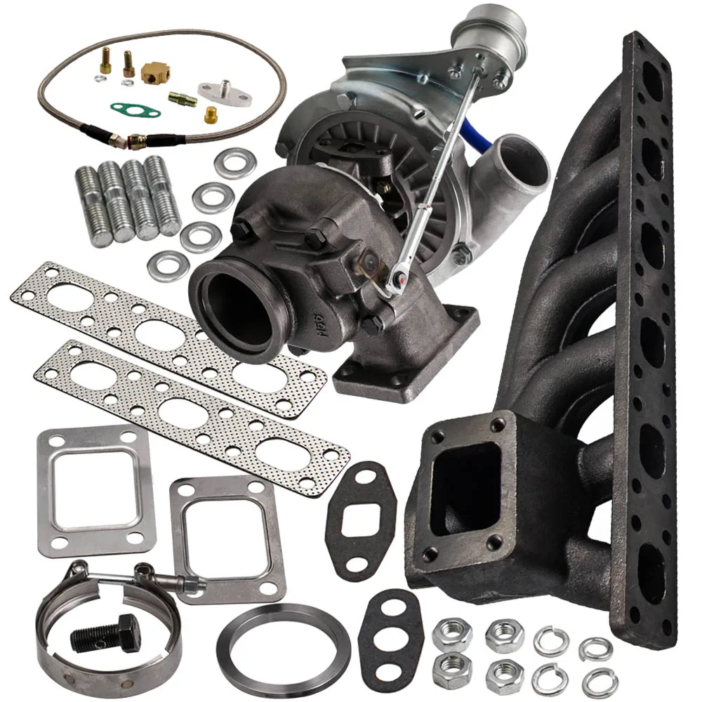 Выпускной коллектор T3/T4 T04E V BAND турбонагнетатель 63 A/R для BMW E36 E46 M3 I6 92 99 4AN +
