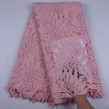

Very Soft Water Soluble Lace Superb Nigerian Cord Lace Fabric Eyelet Guipure Cord Lace African Cord Lace Fabric For Bridal 1714B