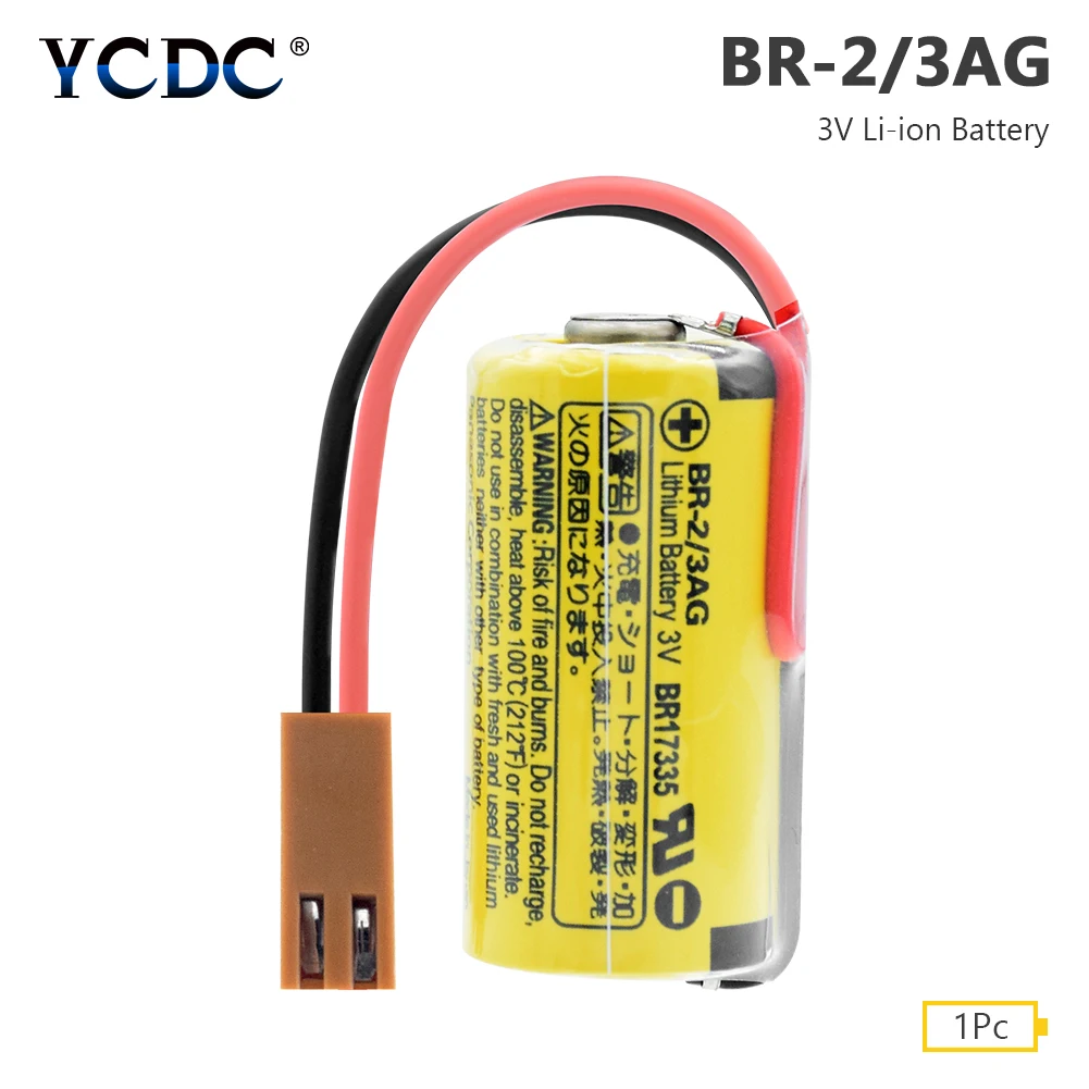 YCDC BR-2/3AG батарея 3V 1200mAh PLC Fanuc управление Литий-ионные резервные батареи для Fanuc CNC системы