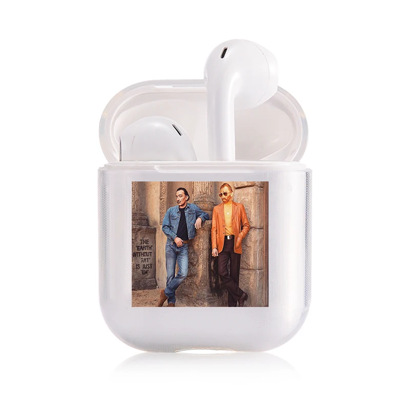 I050091 Забавный чехол знаменитостей для наушников Apple airpods, чехол Mona Lisa Jesus Van Gogh Bluetooth Pop AirPods, прозрачный жесткий чехол - Цвет: I050091