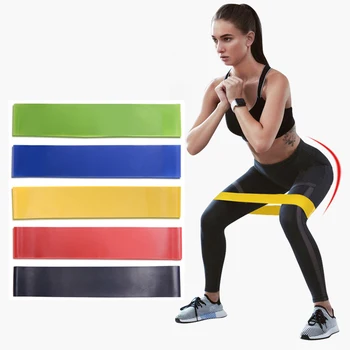 Bandas De Resistencia De látex para gimnasio Bandas elásticas De goma para Fitness, entrenamiento elástico