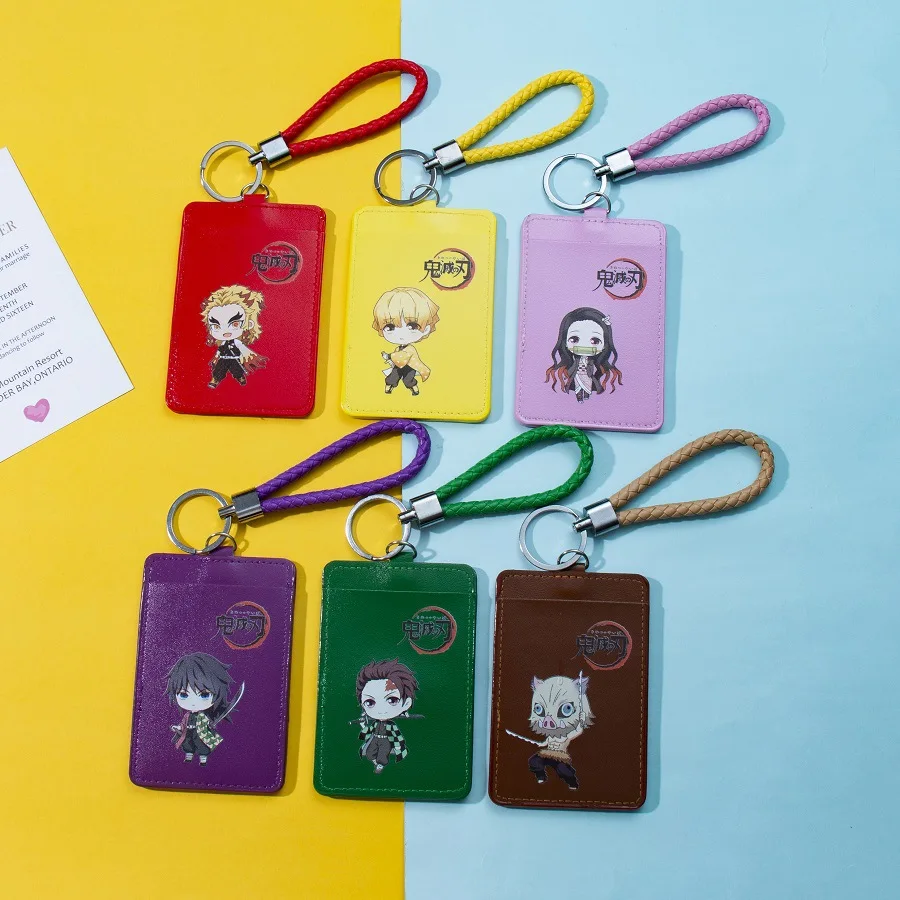 Anime Demon Slayer Acrylic Keychain Cute Brinco Blade Of Ghost Key