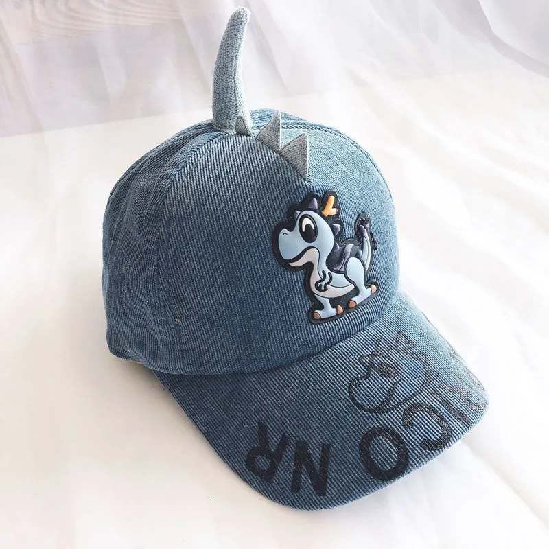 Doitbest 2 to 8 Years old Child Baseball Cap Hip Hop dinosaur model kids Sun Hat corduroy Boys Girls Caps snapback hats