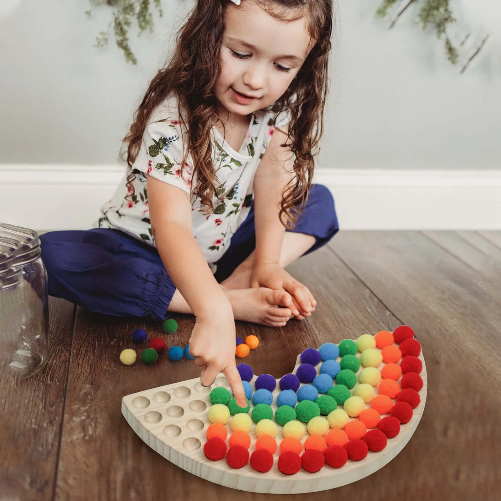 Wooden Beads Game Montessori Educational Early Learn Children Clip Ball Puzzle Preschool Toddler Toys Kids For Children Gifts