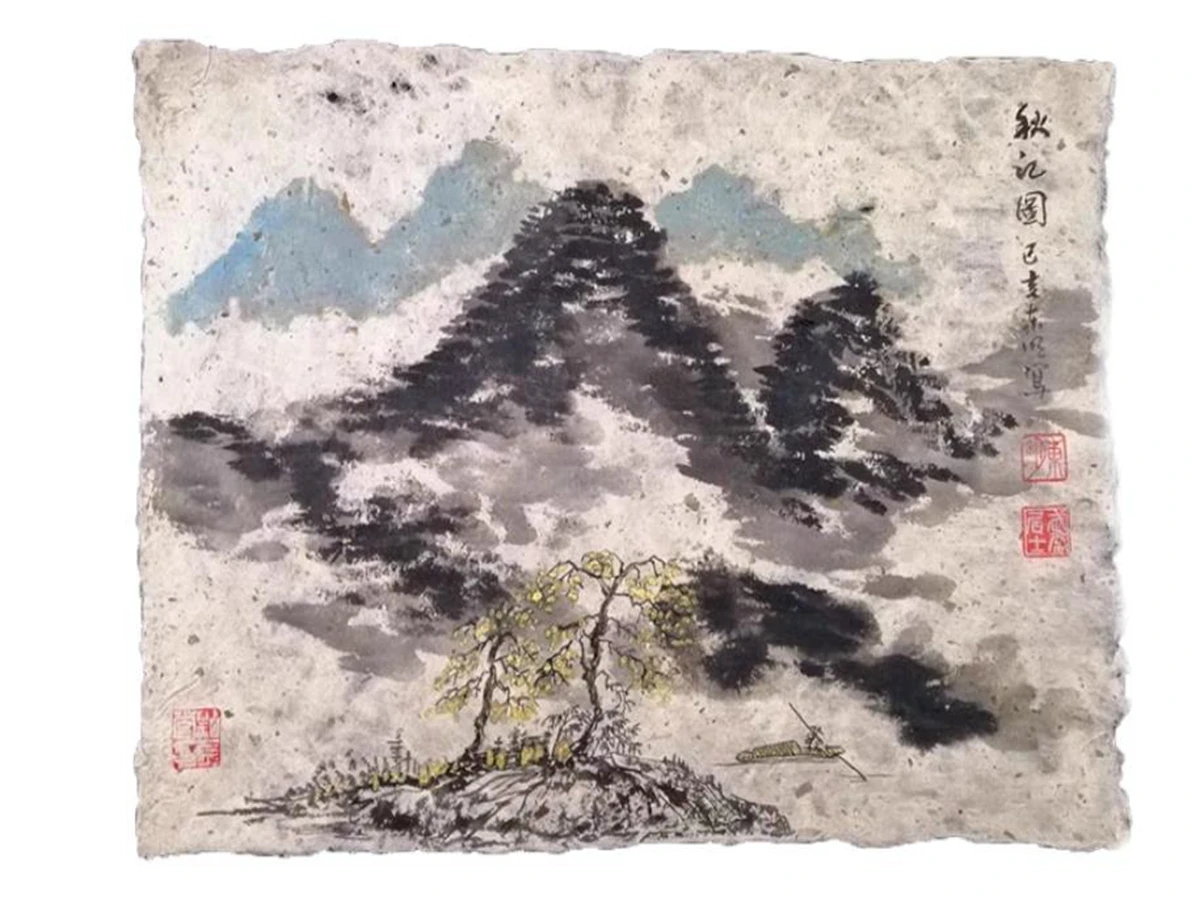 Papier De Mûrier 100 Feuilles De Papier De Riz à Moitié Mûr Rijstpapier Papier De Peinture